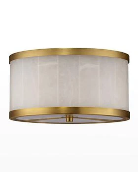 Jamie Young | Upsala Alabaster 11.5" Flush Mount Ceiling Light,商家Neiman Marcus,价格¥19426