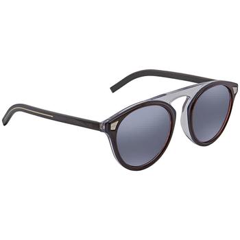 Dior | Tailoring Blue Sky Mirror Round Mens Sunglasses DIORTAILORING2 JBW/XT 52商品图片,3.2折