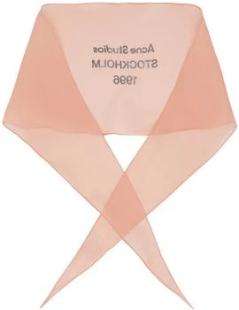 Acne Studios | Pink Printed Scarf 独家减免邮费