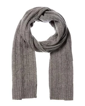 推荐Qi Cashmere Cable Stitch Cashmere Scarf商品