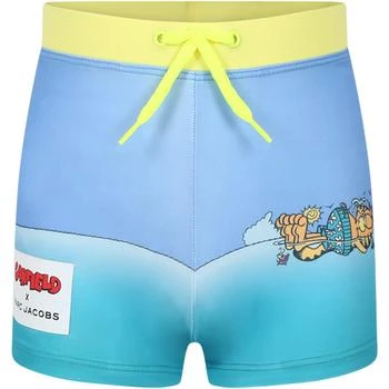 Marc Jacobs | Light Blue Swim Boxer For Boy With Garfield And Logo,商家Italist,价格¥588