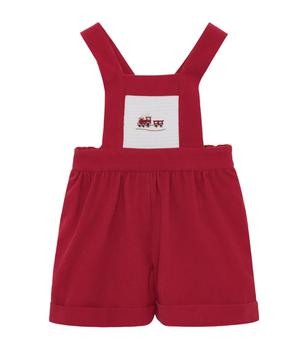 Trotters | Embroidered Alfie Dungarees (3-24 Months)商品图片,