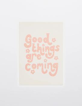 商品Aerie | Oh Deer Good Things Are Coming Art Print,商家American Eagle,价格¥129图片
