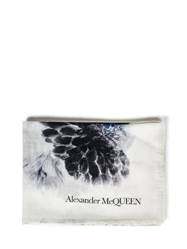 Alexander McQueen | Alexander McQueen Graphic Printed Scarf,商家Cettire,价格¥6706