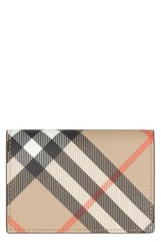 Burberry | Burberry Coated Canvas Card Holder,商家Baltini,价格¥1747