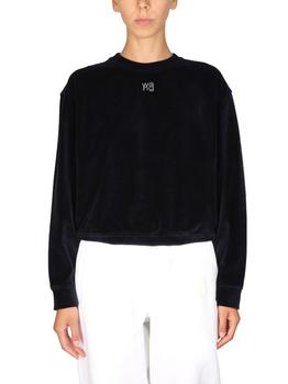 alexander wang卫衣, Alexander Wang | T By Alexander Wang Women's Black Other Materials Sweatshirt商品图片 