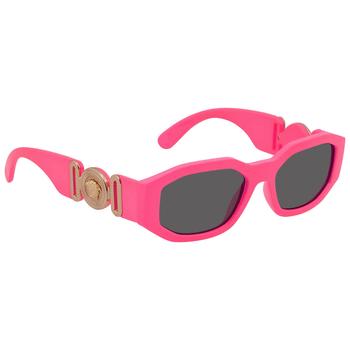 Gray Geometric Unisex Sunglasses VE4361 531887 53