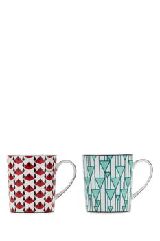 商品Prada | Prada Pattern-Detailed Set Of Two Mugs,商家Cettire,价格¥2424图片