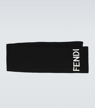 Fendi | Logo wool scarf商品图片,