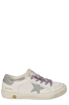 Golden Goose | Golden Goose Kids May Lace-Up Sneakers 7.6折起, 独家减免邮费