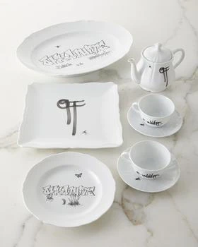 Off White c/o Ginori 1735 | Porcelain Tea Cup & Saucer Set,商家Neiman Marcus,价格¥5404