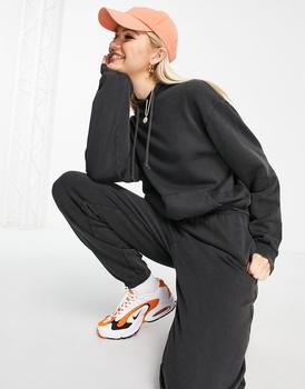 ASOS | ASOS DESIGN tracksuit hoodie / jogger in washed charcoal商品图片,