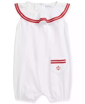 Ralph Lauren | Baby Girls Sailor One-Piece Romper,商家Macy's,价格¥147
