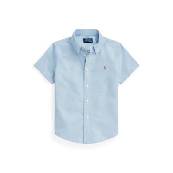 Ralph Lauren | Cotton Oxford Short Sleeve Shirt (Little Kids)商品图片,