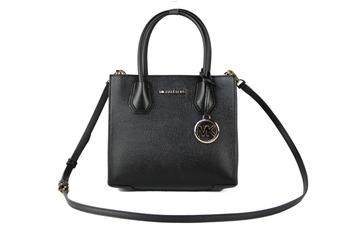 michael kors mercer, Michael Kors | Michael Kors Mercer Medium Leather Messenger Crossbody Handbag (Women's Solid)商品图片 8.7折