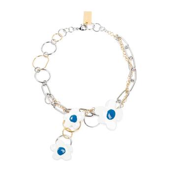 商品Marni Floral-Detailed Chain Necklace图片