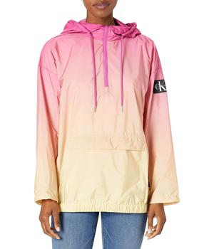 Calvin Klein | Women's Ombre Print Water Resistant Pullover Jacket商品图片,独家减免邮费