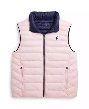 Ralph Lauren | Kid's Unisex P-Layer 2 Reversible Quilted Vest Jacket,商家Macy's,价格¥672