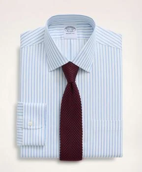 推荐Stretch Regent Regular-Fit Dress Shirt, Non-Iron Twill Stripe  Ainsley Collar商品