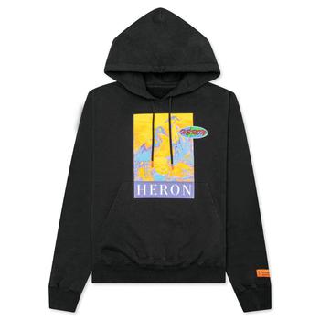 推荐Heron Preston Hoodie Heron KK22 - Black/Yellow商品