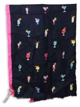 Kate Spade Surprise, [二手商品] Kate Spade | Kate Spade Cocktail Oblong Scarf In Black Viscose商品图片 