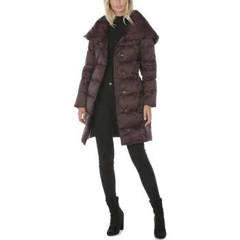 推荐Tahari Margot Women's Quilted Mid-Length Down Fill Winter Puffer Coat商品