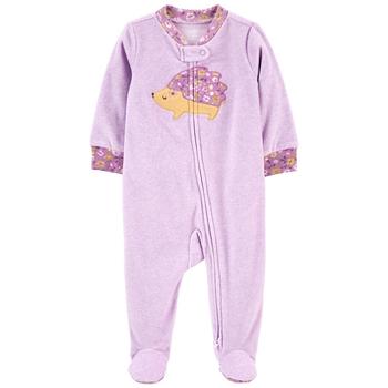 推荐Baby Girls Hedgehog Zip-Up Fleece Sleep and Play商品