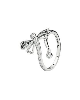 潘多拉戒指, PANDORA | Pandora Silver CZ Dreamy Dragonfly Ring商品图片 3.9折