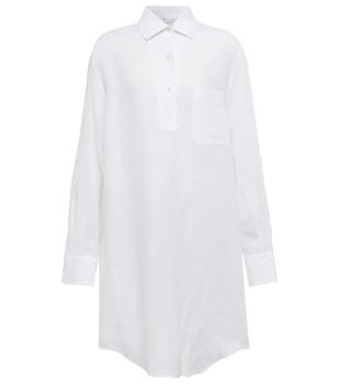 Loro Piana | André亚麻衬衫式连衣裙商品图片,