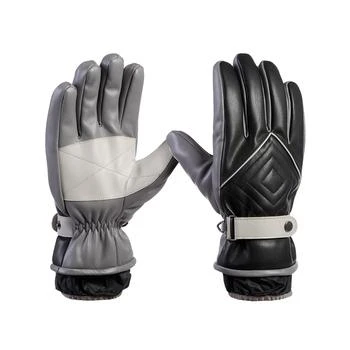 Isotoner Signature | Men's Lined Alpine Archive Faux Leather Touchscreen Gloves 5.8折, 独家减免邮费