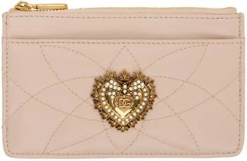 Dolce & Gabbana | Pink Devotion Card Holder,商家SSENSE CA,价格¥4255