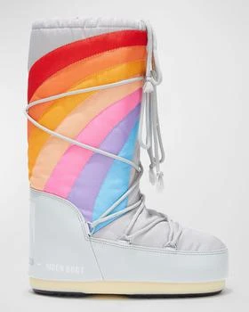 推荐Icon Rainbow Lace-Up Snow Boots商品