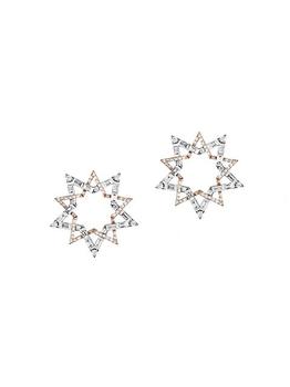 商品Bee Goddess | Star Light Sirius Two-Tone 18K Gold & 0.63 TCW Diamond Star Earrings,商家Saks Fifth Avenue,价格¥24747图片