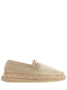 商品Christian Louboutin | 30mm Espaboat Cotton Canvas Espadrilles,商家LUISAVIAROMA,价格¥5225图片