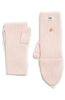 推荐UGG Cozy Ribbed Knit Flip Mittens商品