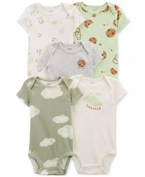 Carter's | Baby Boys and Baby Girls 5-Pc. Short Sleeve Bodysuits Set,商家Macy's,价格¥114