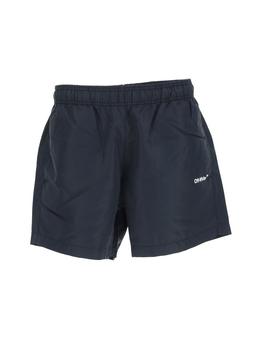 推荐Off-White Logo Printed Swim Shorts商品