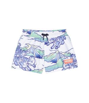 商品Kenzo | Swim Shorts with All Over Print (Toddler/Little Kids),商家Zappos,价格¥458图片
