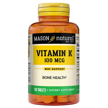 商品Mason Natural | Vitamin K, 100 mcg, Tablets,商家Walgreens,价格¥31图片