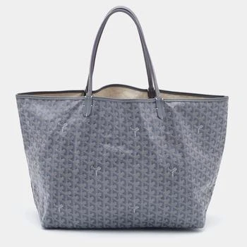 推荐Goyard Grey Goyardine Coated Canvas and Leather Saint Louis GM Tote商品