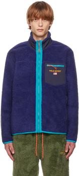 Blue Emrboidered Jacket,价格$80.11