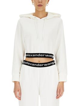 alexander wang卫衣, Alexander Wang | CROPPED SWEATSHIRT商品图片 