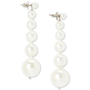 Kate Spade | Gold-Tone Graduated Imitation Pearl Drop Earrings商品图片,