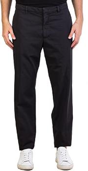 Prada | PRADA 男士黑色棉质休闲裤 SPX33P-23Y-BLACK商品图片,满$250享9.8折, 独家减免邮费, 满折