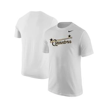 NIKE | Men's White Distressed Vanderbilt Commodores Baseball Vault T-Shirt,商家Macy's,价格¥262