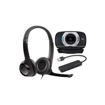 商品Logitech | C615 Full Hd 1080P Webcam & H390 Usb Headset With Mic,商家Macy's,价格¥724图片