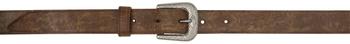 商品Taupe Tumbled Leather Belt,商家SSENSE,价格¥1534图片