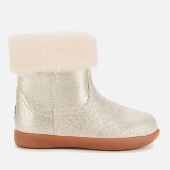 推荐UGG Toddlers' Jorie II Metallic Suede Boots - Gold商品