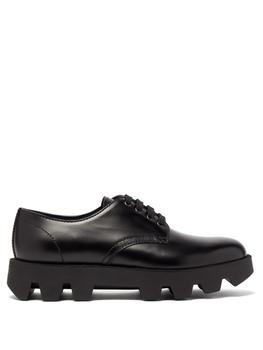 prada derby, Prada | Exaggerated-sole leather Derby shoes商品图片 