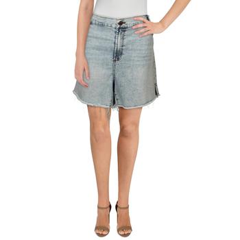 Celebrity Pink, Celebrity Pink | Celebrity Pink Womens Plus Denim Light Wash Cutoff Shorts商品图片 1.5折